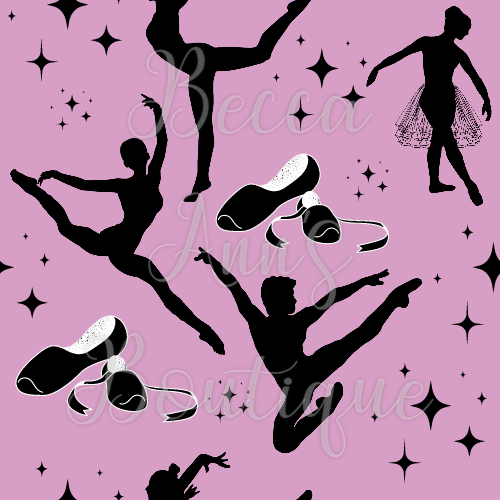 Silhouette Dancers Seamless File