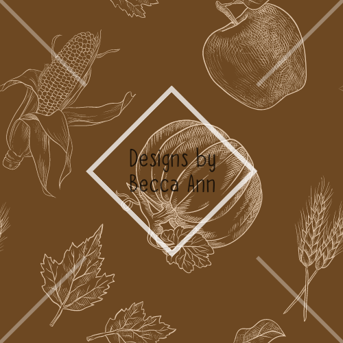 Outline Fall Seamless File