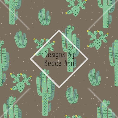 Assorted Cacti Seamless File