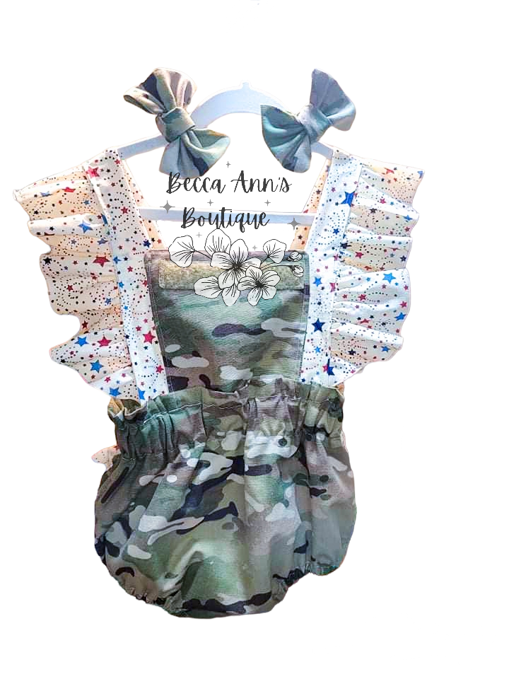 Ruffle Bloomie Romper