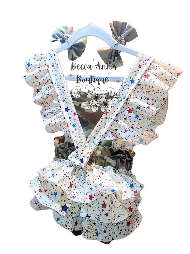 Ruffle Bloomie Romper