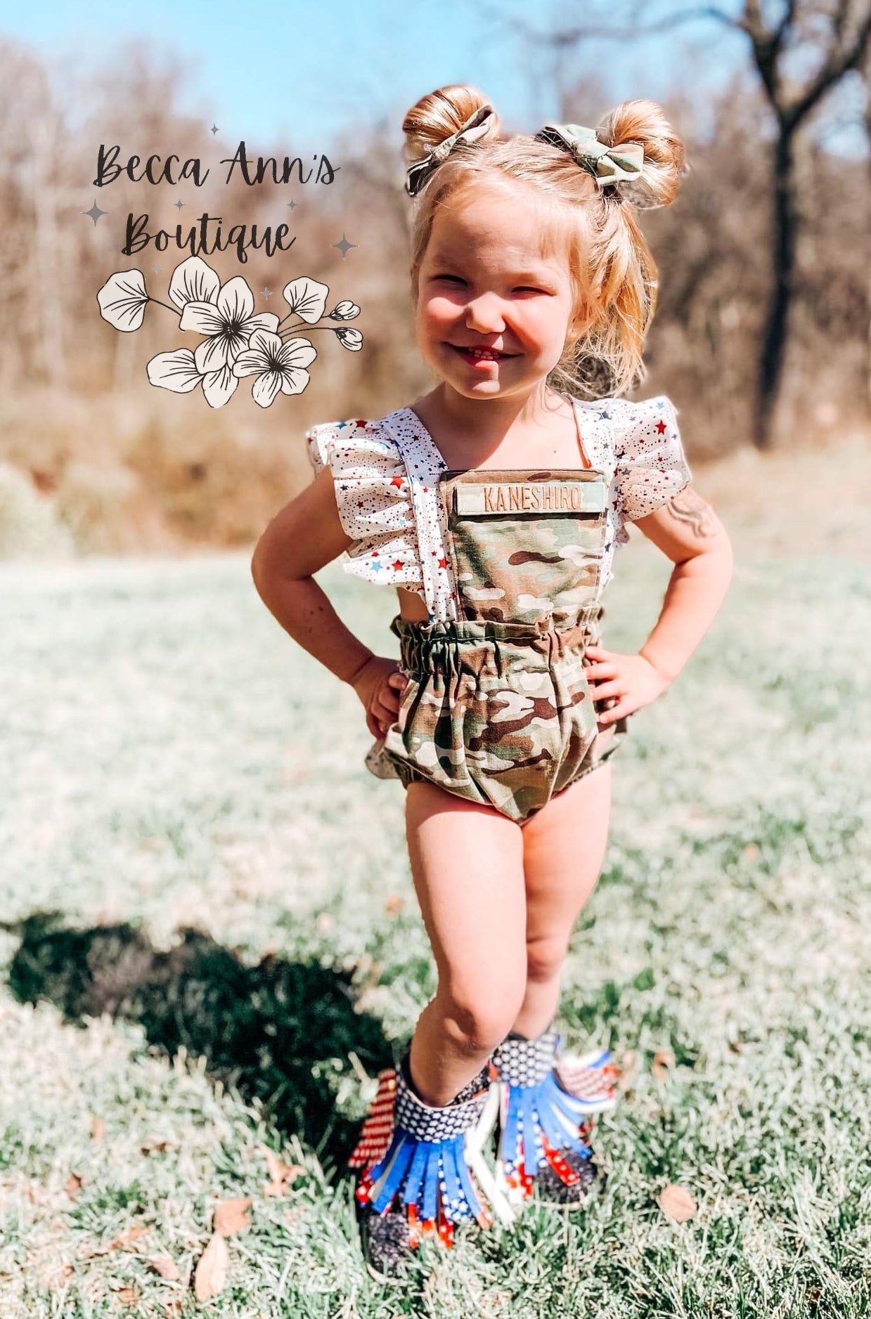Ruffle Bloomie Romper