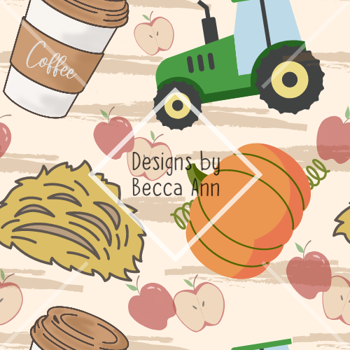 Rustic Fall Seamless File and PNG