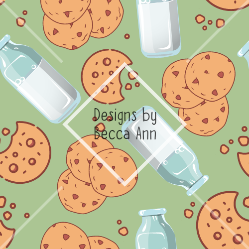 Milk and Cookies Seamless File
