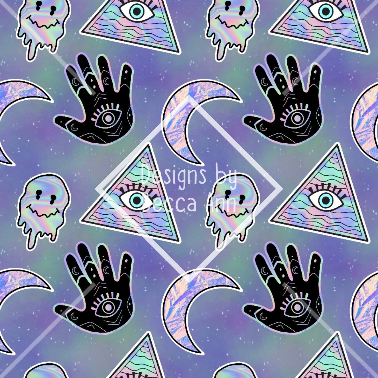 Stardust Glitter Halloween Seamless File