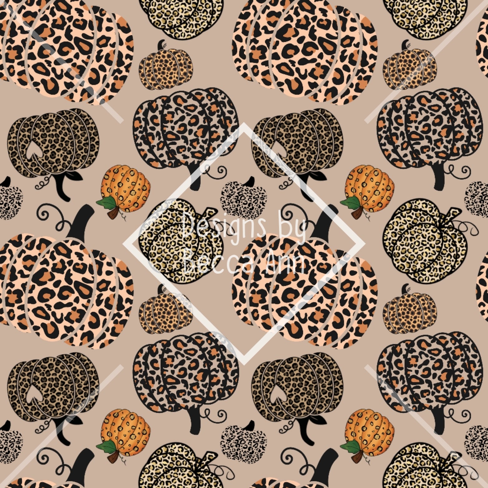 Animal pumkins Seamless File