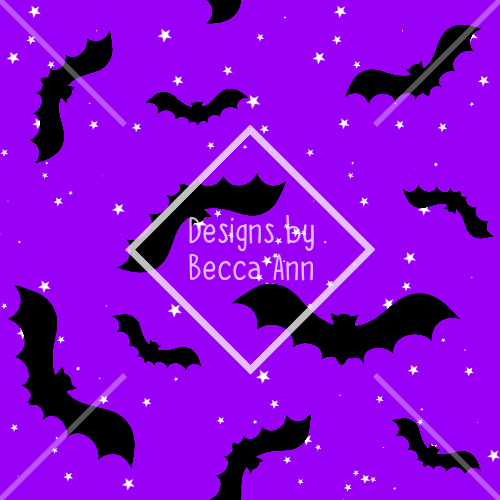 Silhouette Bats Seamless File