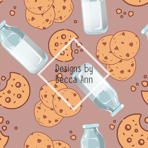 Milk and Cookies Seamless File