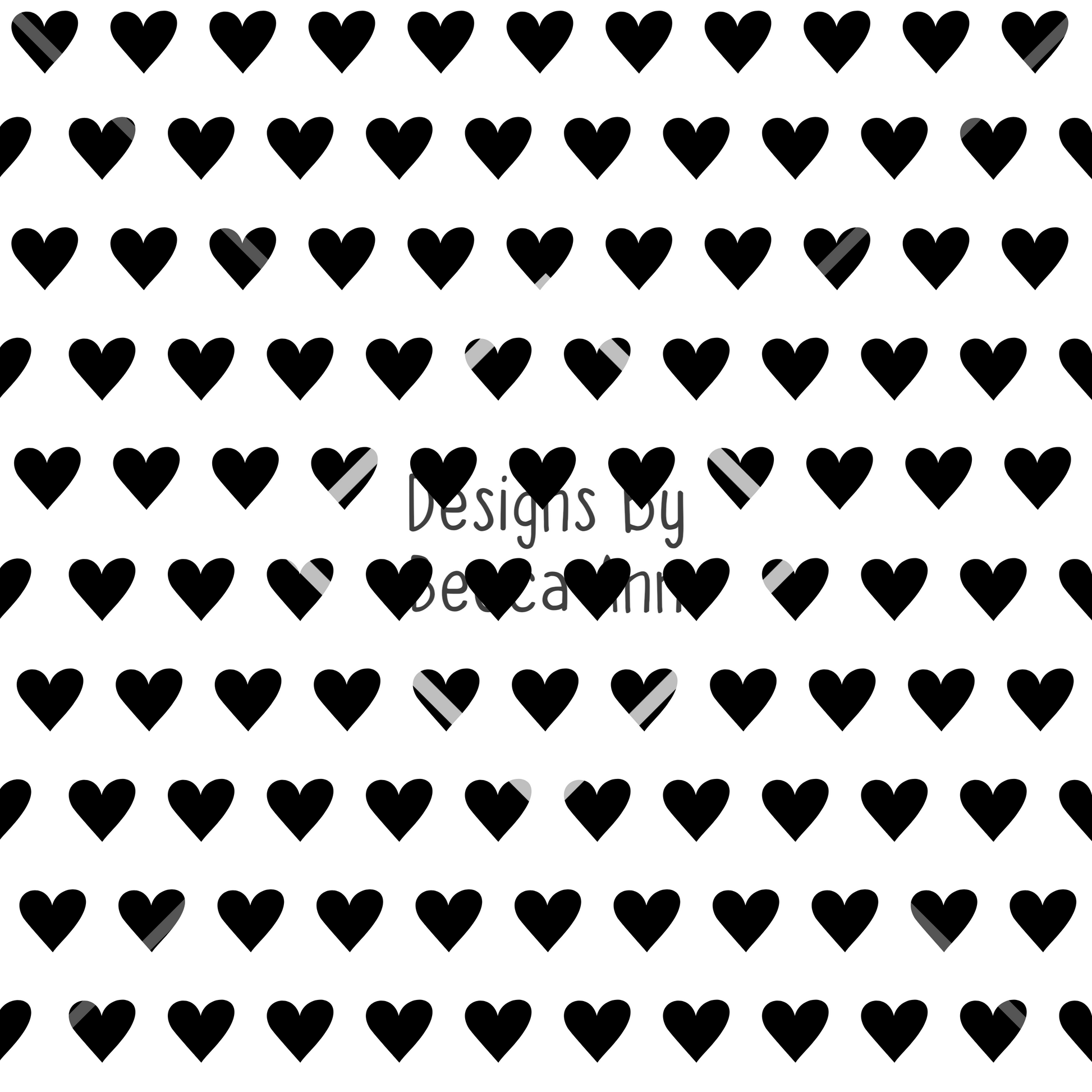Simple Hearts Seamless File