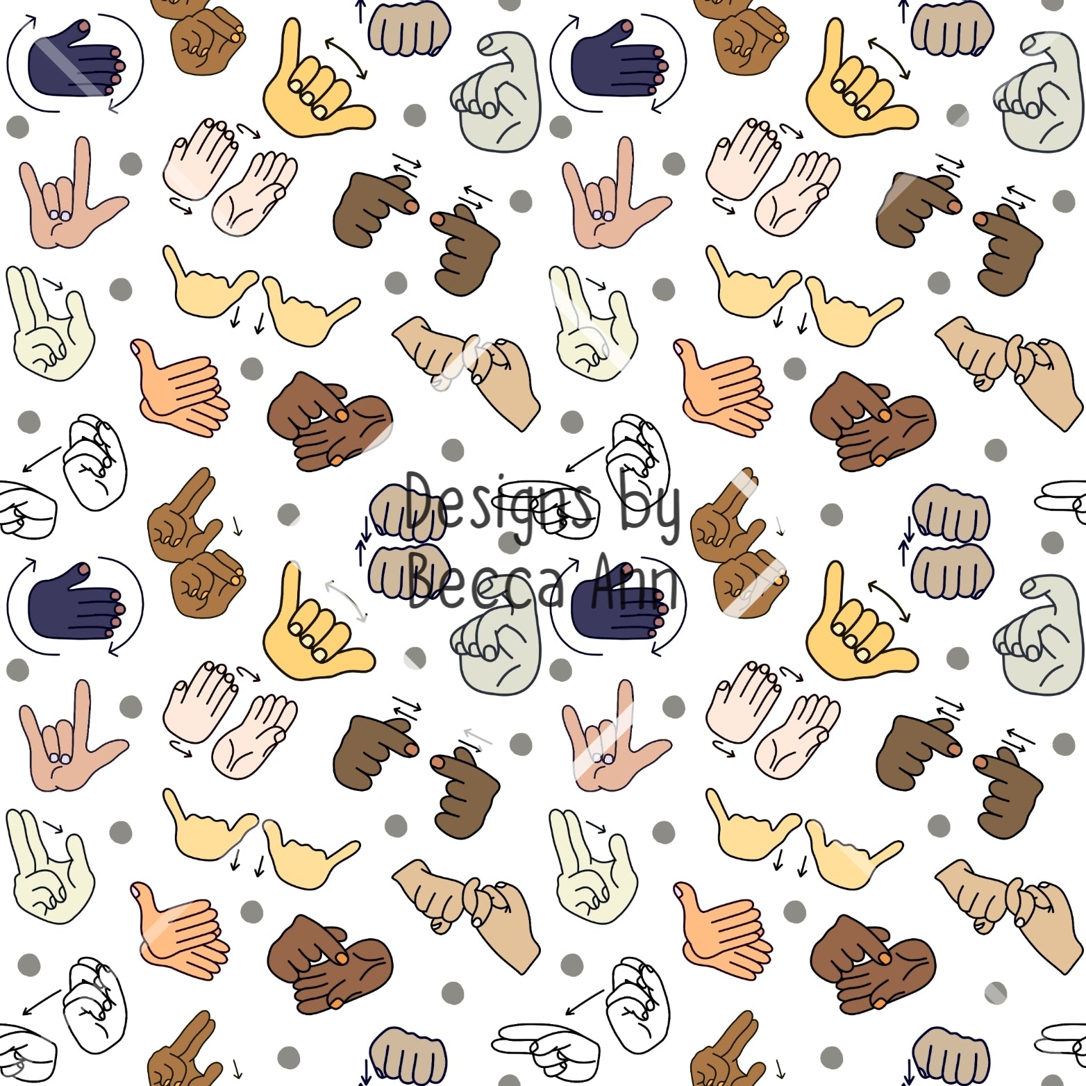 ASL Hands Seamless File
