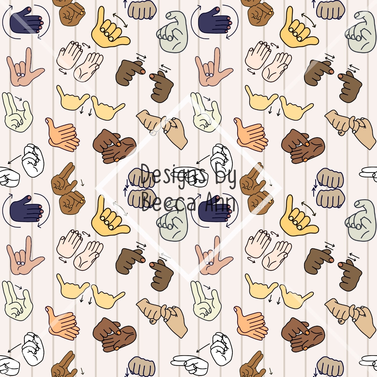 ASL Hands Seamless File