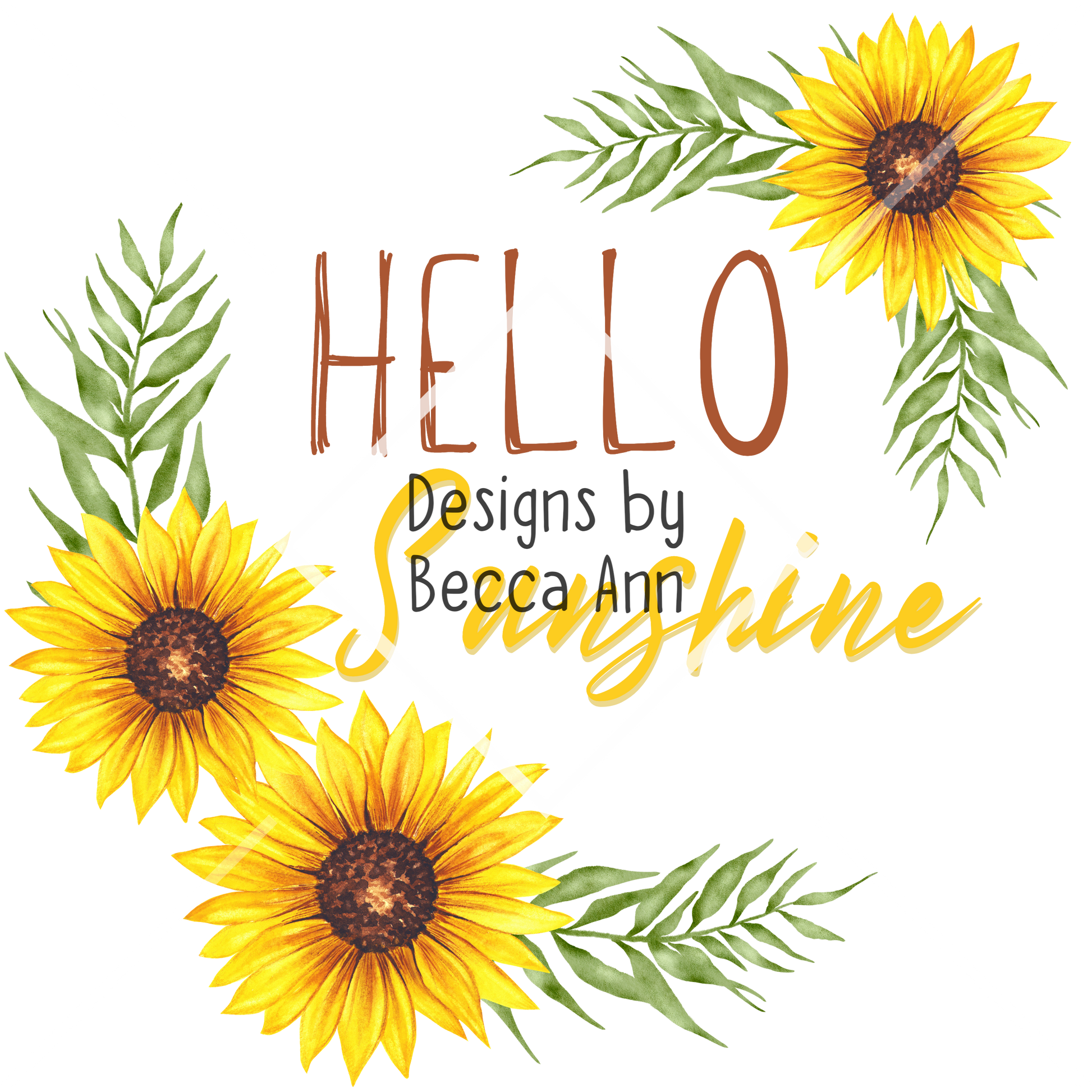 Sunny Sunflower Seamless File