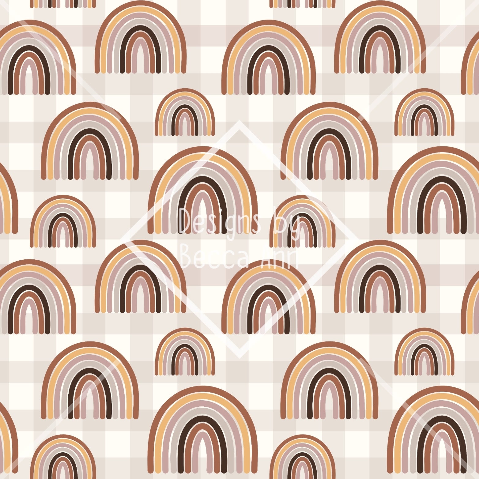 Boho Rainbows Seamless File