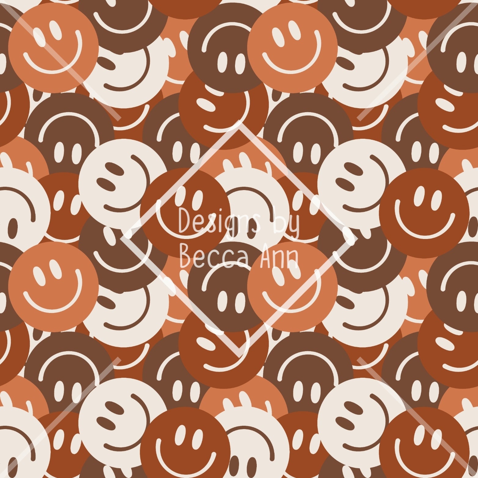 Smiley Face Collage Seamless File