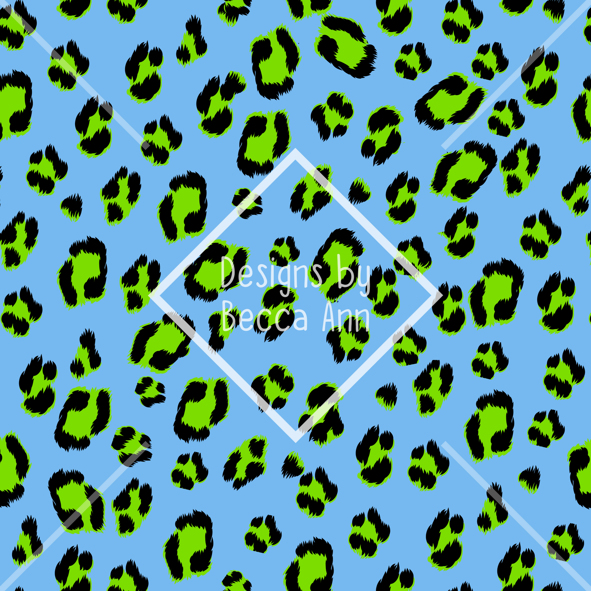 Neon Leopard Seamless File