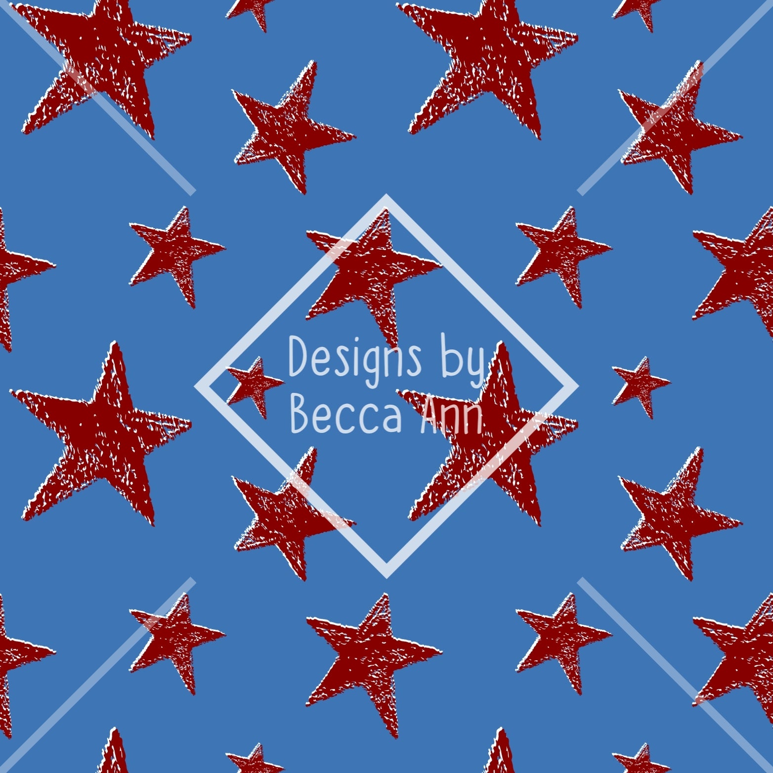 Patriotic Stars Seamless File
