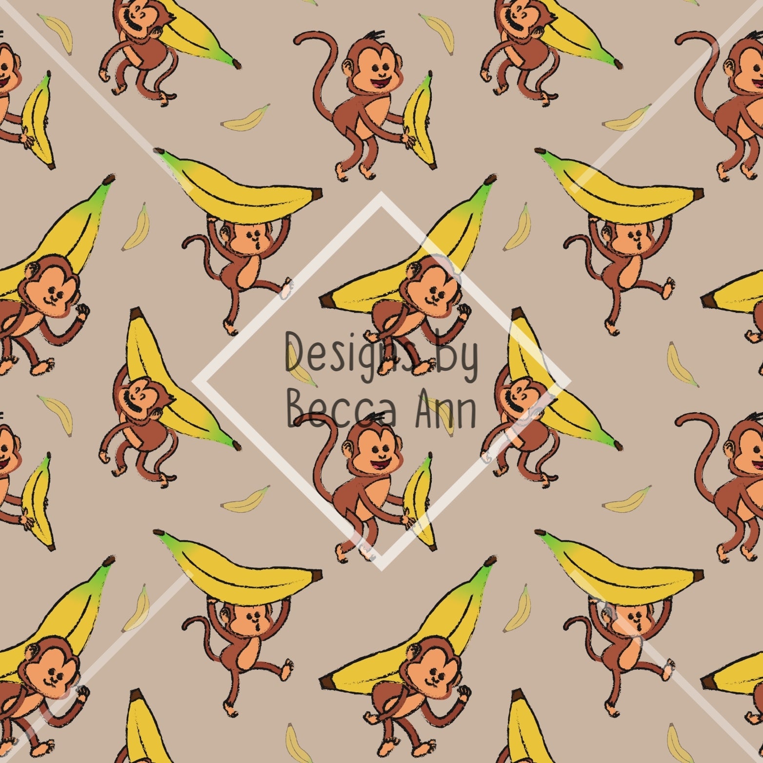 Monkey and Banana Seamless File