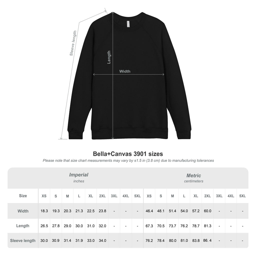 Cozy Raglan Crew Neck Sweatshirt