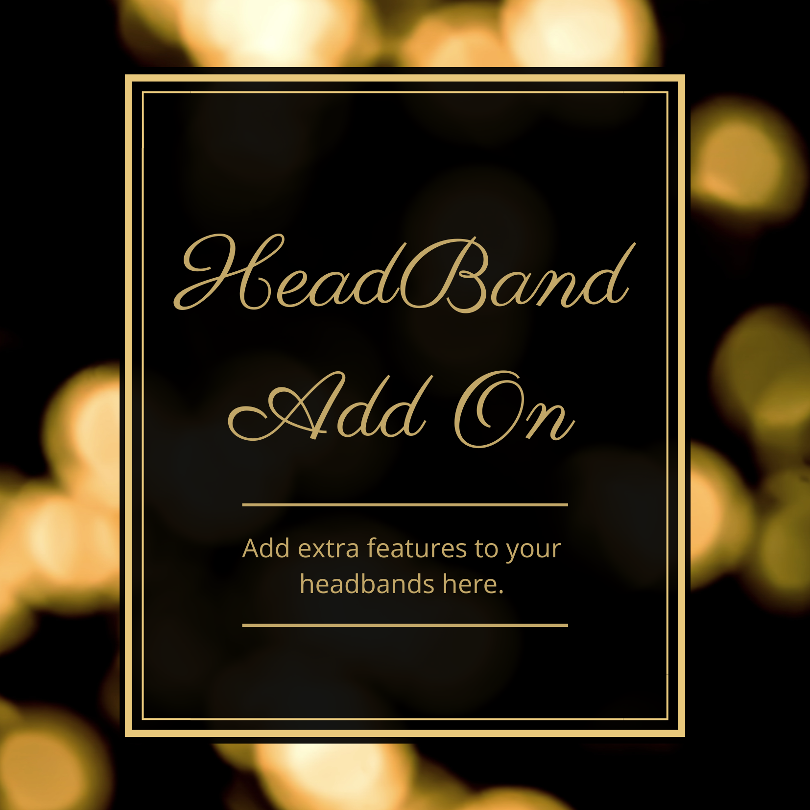 Headband Add Ons