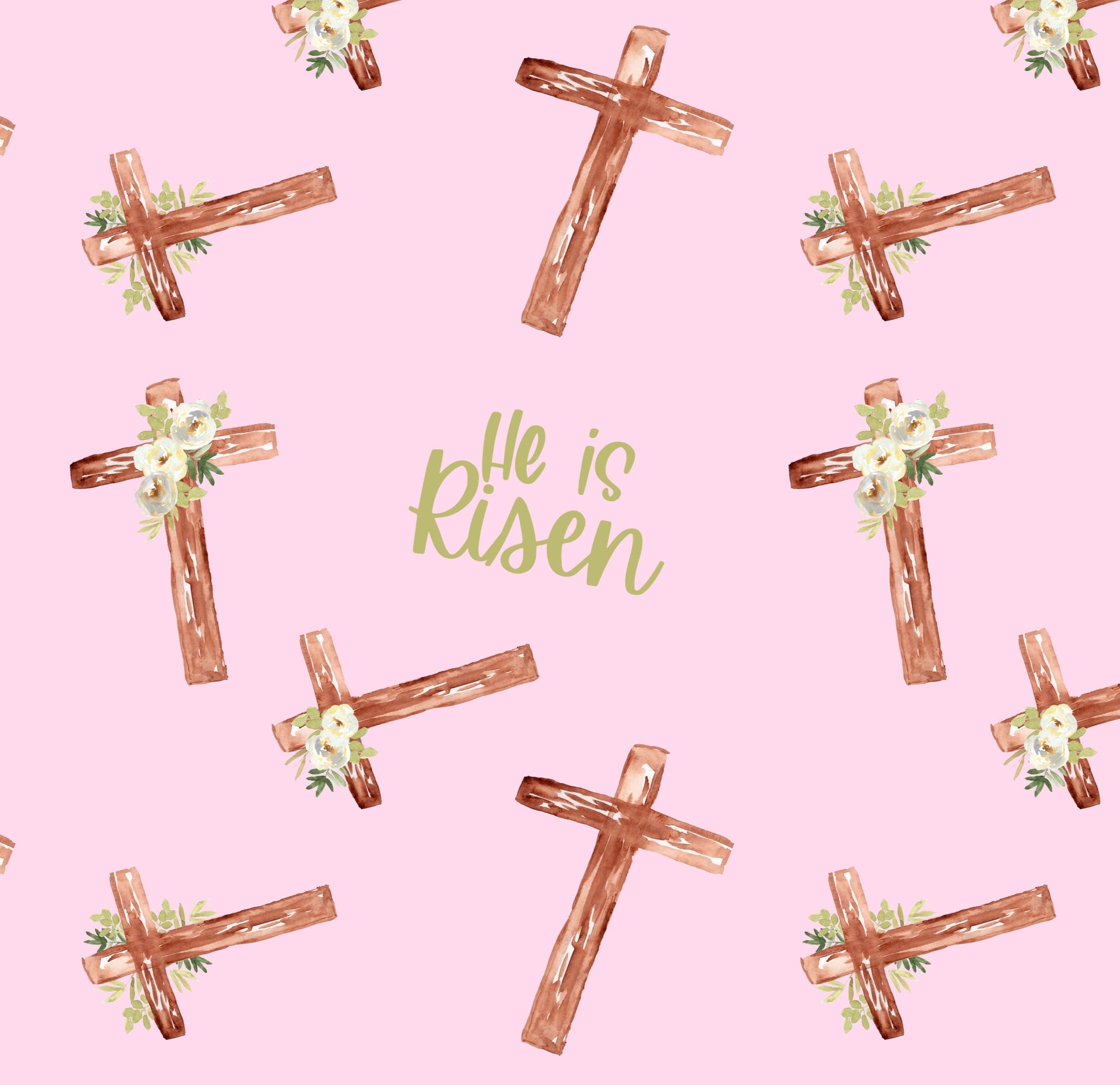 He is Risen pink