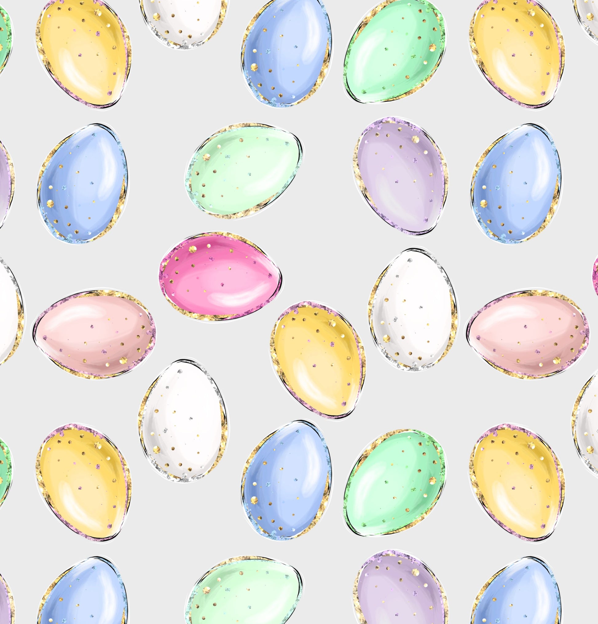 Gold Tone Eggs