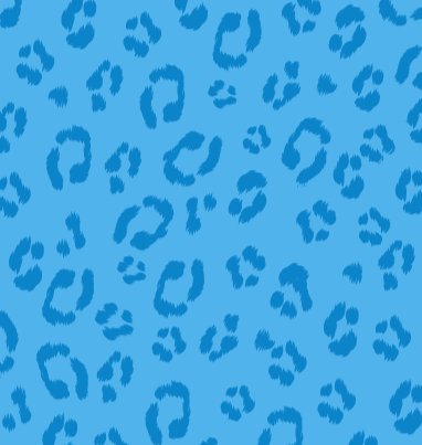 Light Blue Leopard