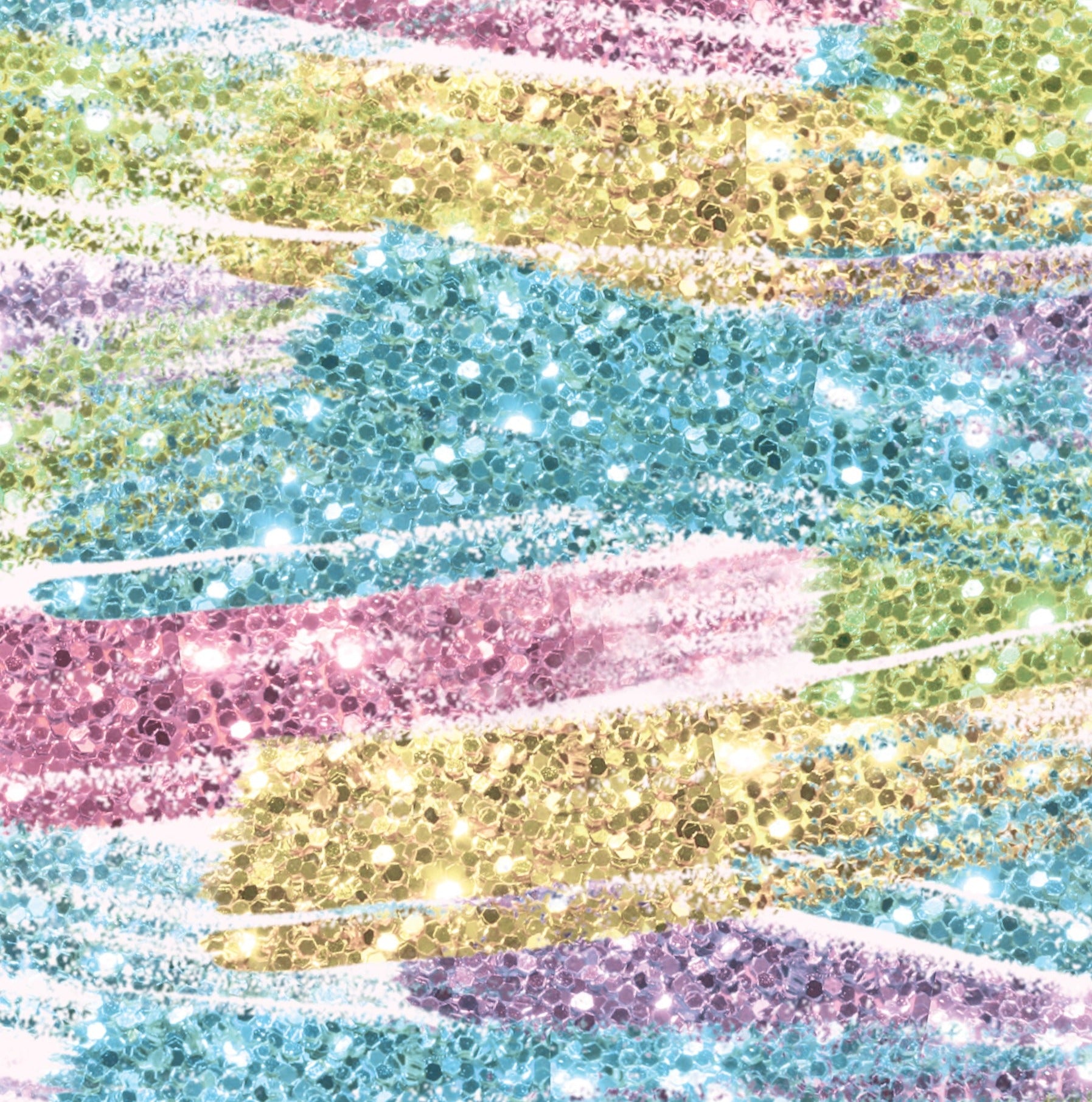 Pastel Glitter Brushstrokes