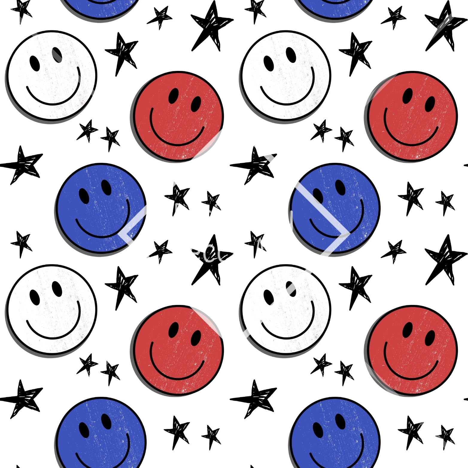 RWB Smileys Seamless File
