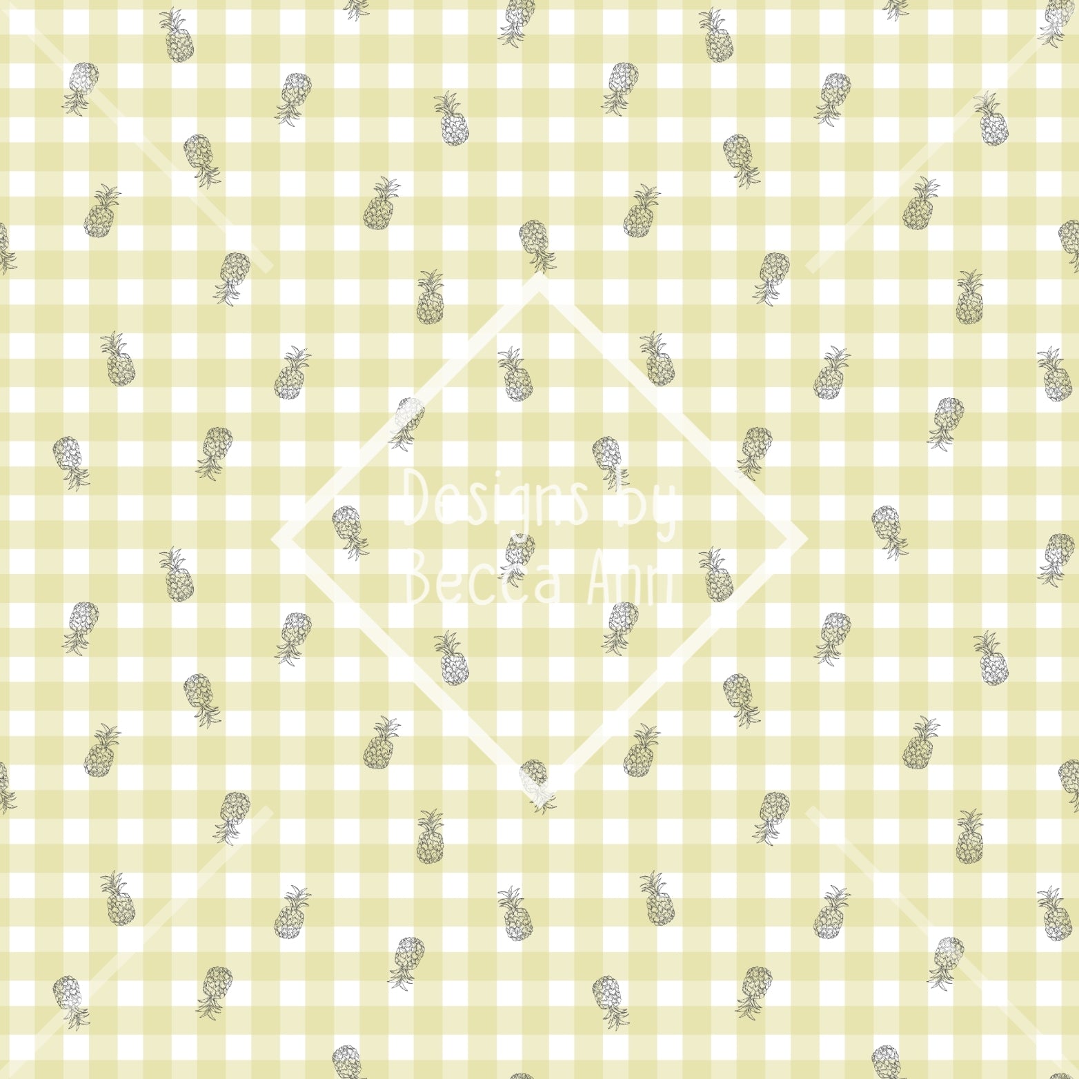 Pineapple Plaid Seamless File