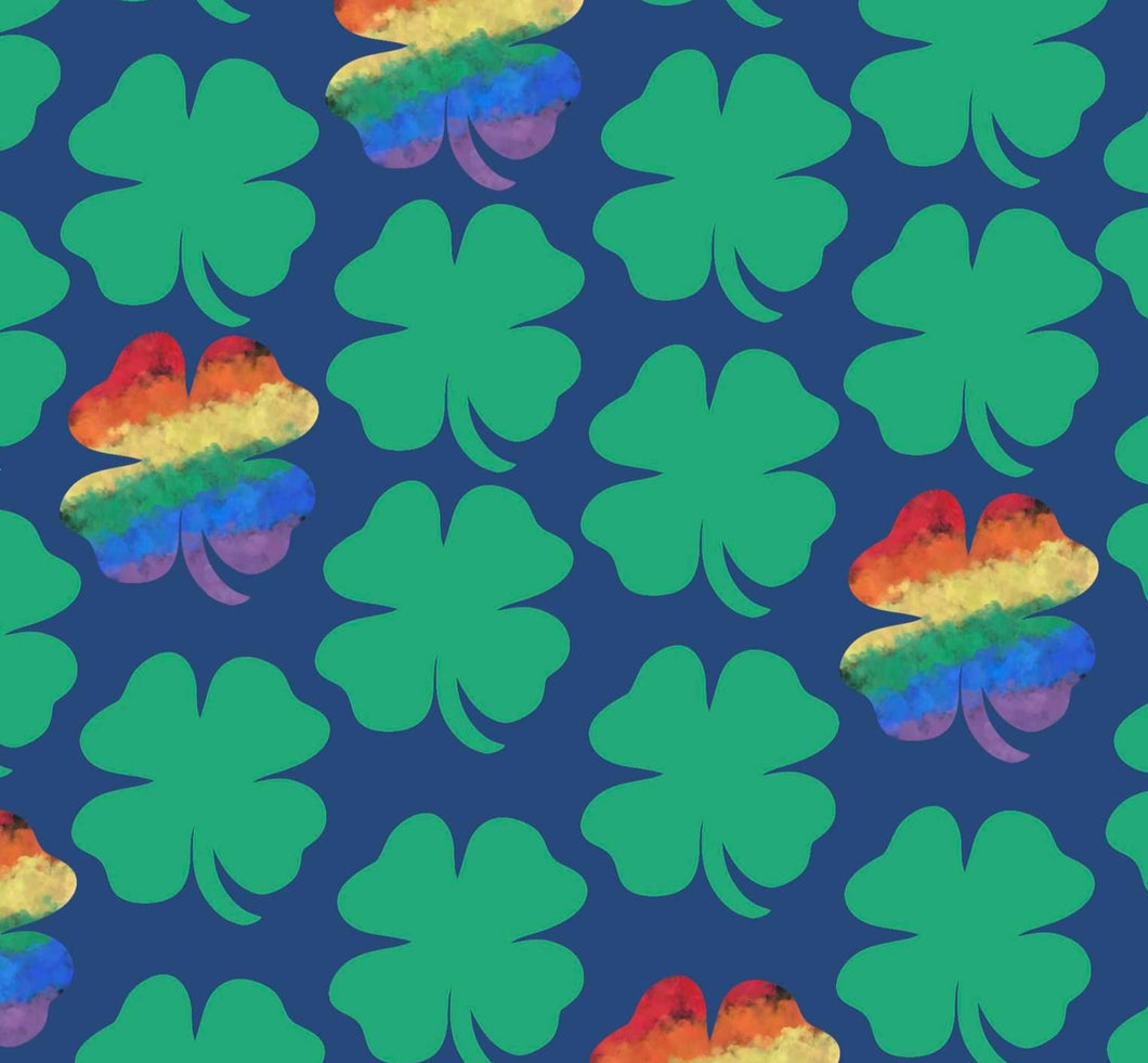 Clovers with Rainbow