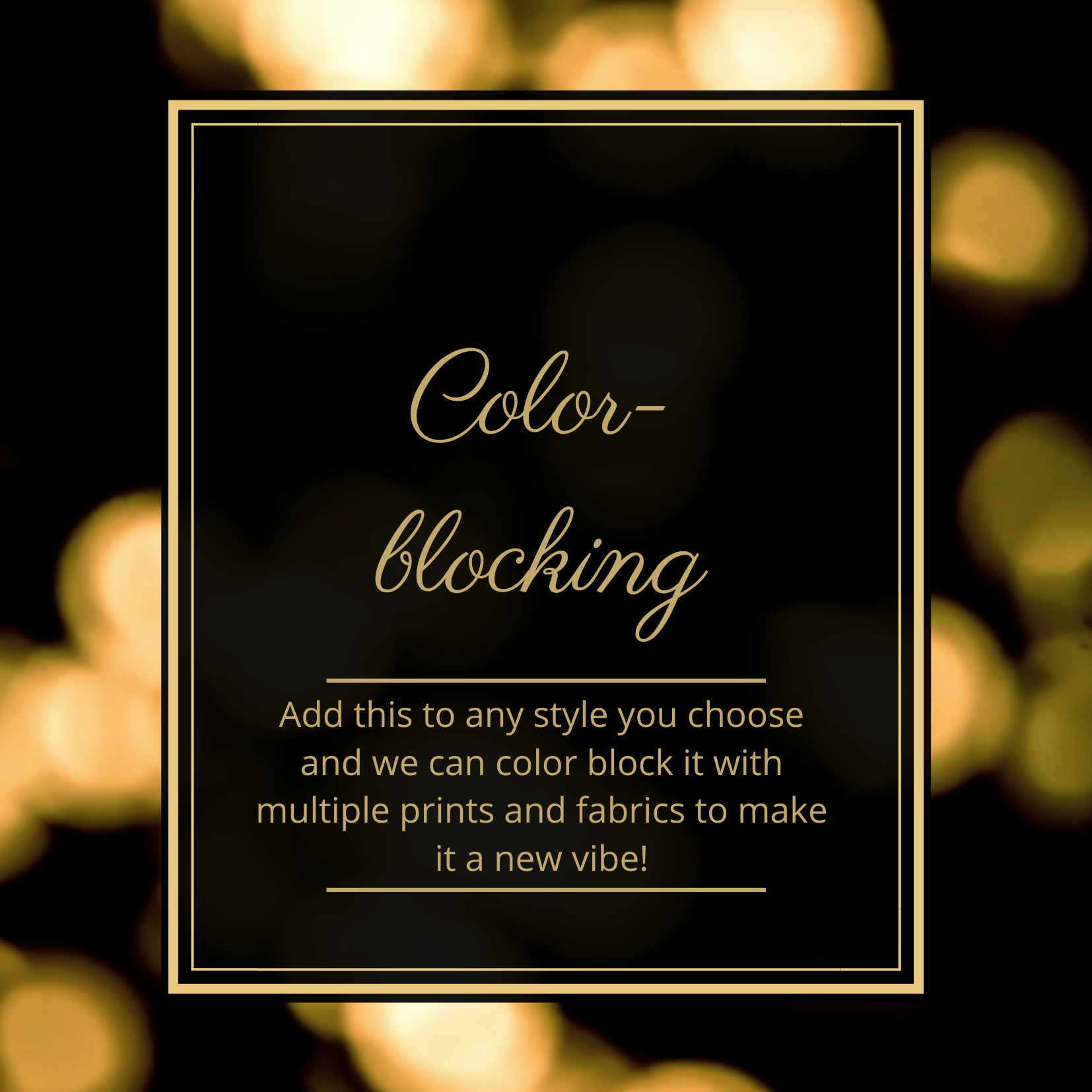 Color-blocking Add On
