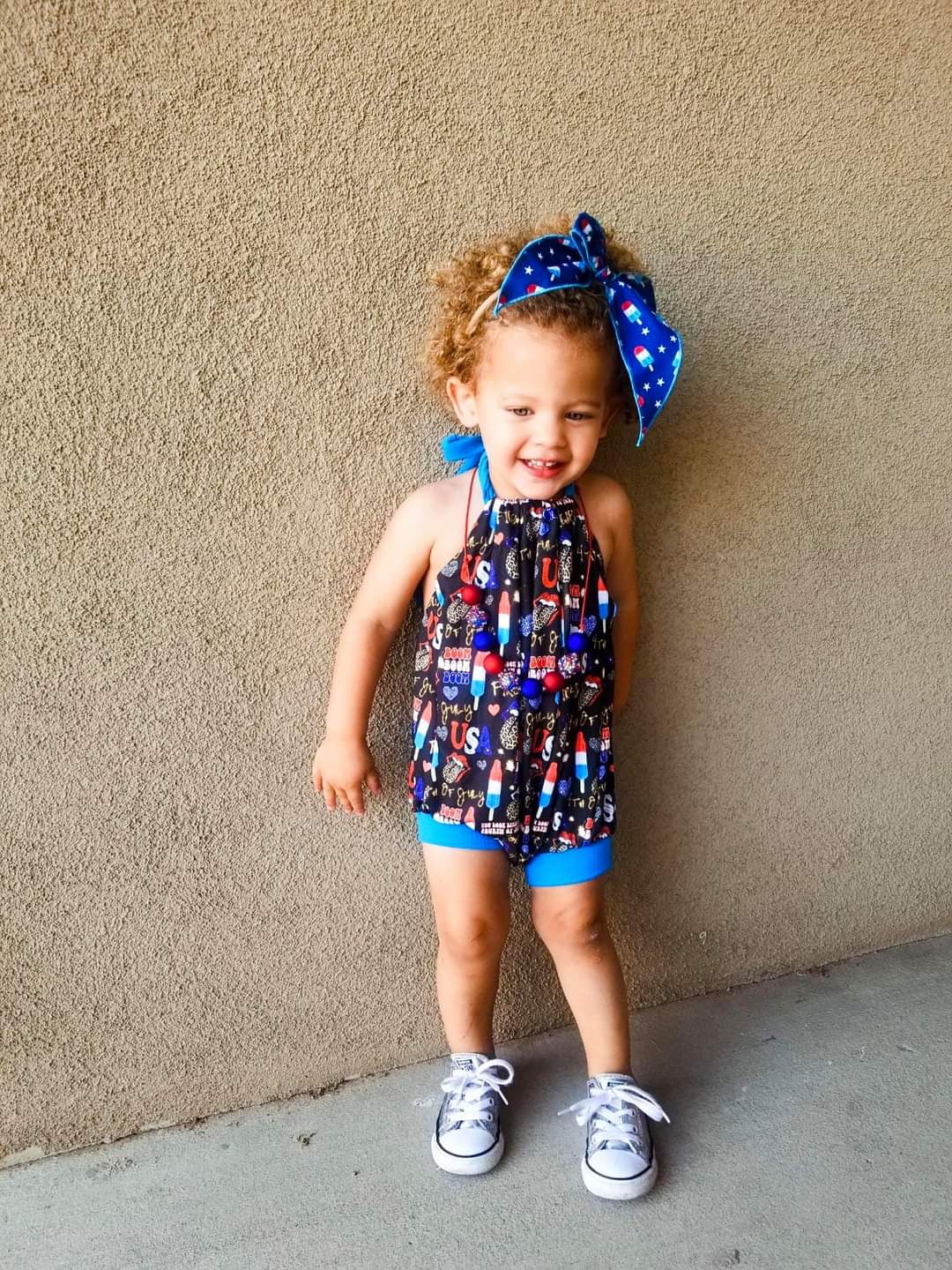 Tie Bubble Romper