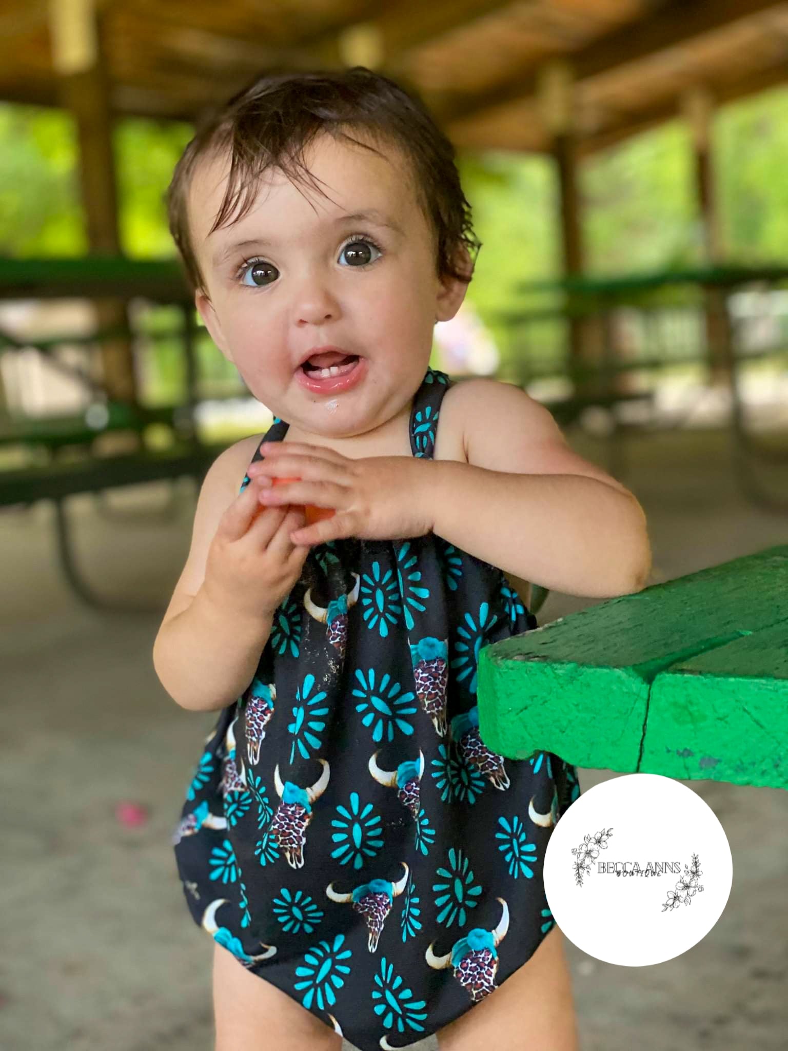 Tie Bubble Romper