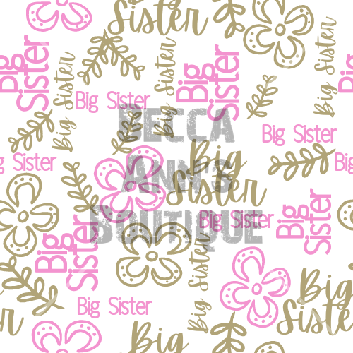 Big Sister floral Seamless File