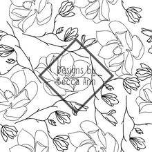 Load image into Gallery viewer, Sweet Pink Magnolia Seamless File
