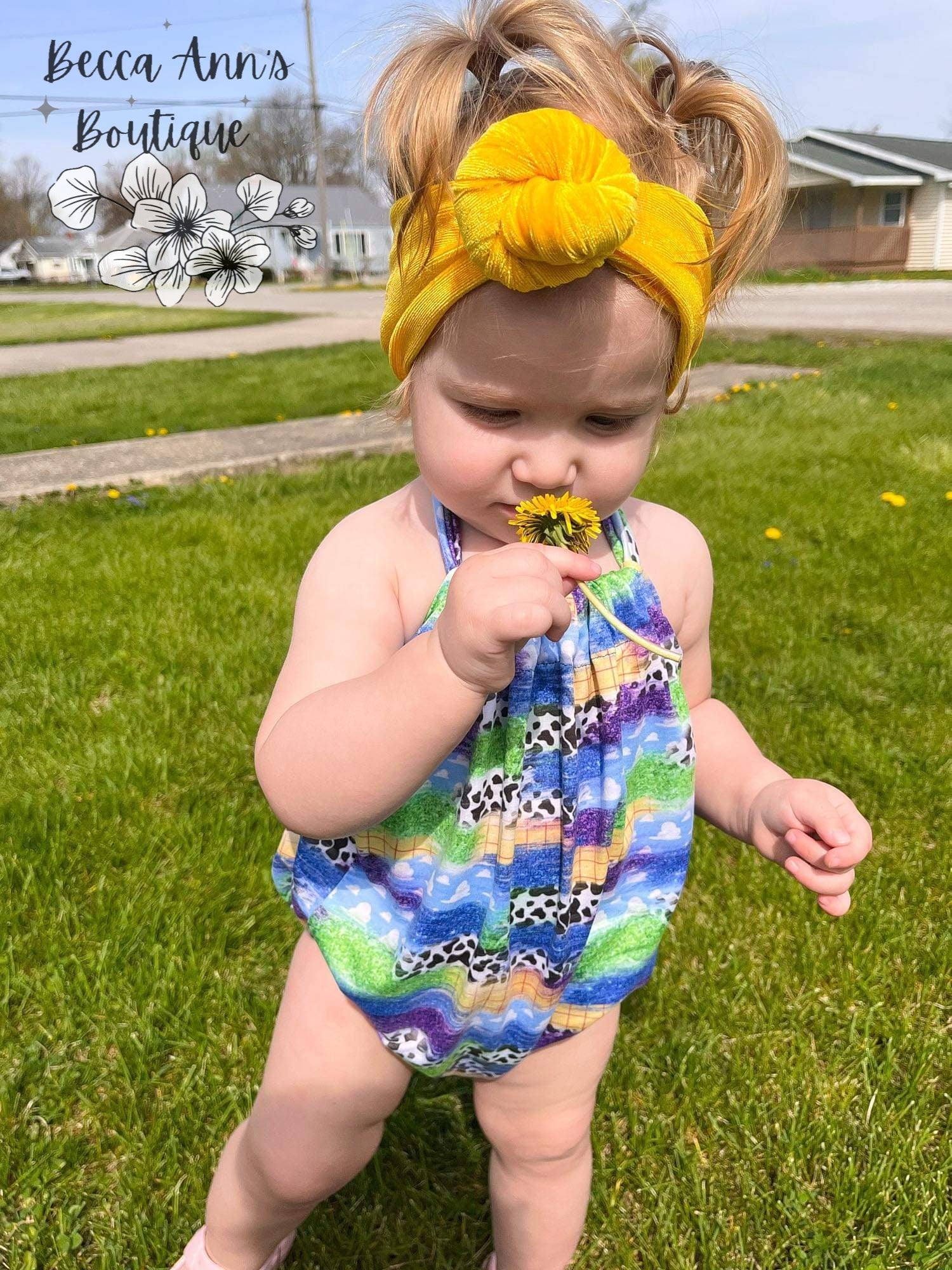 Tie Bubble Romper