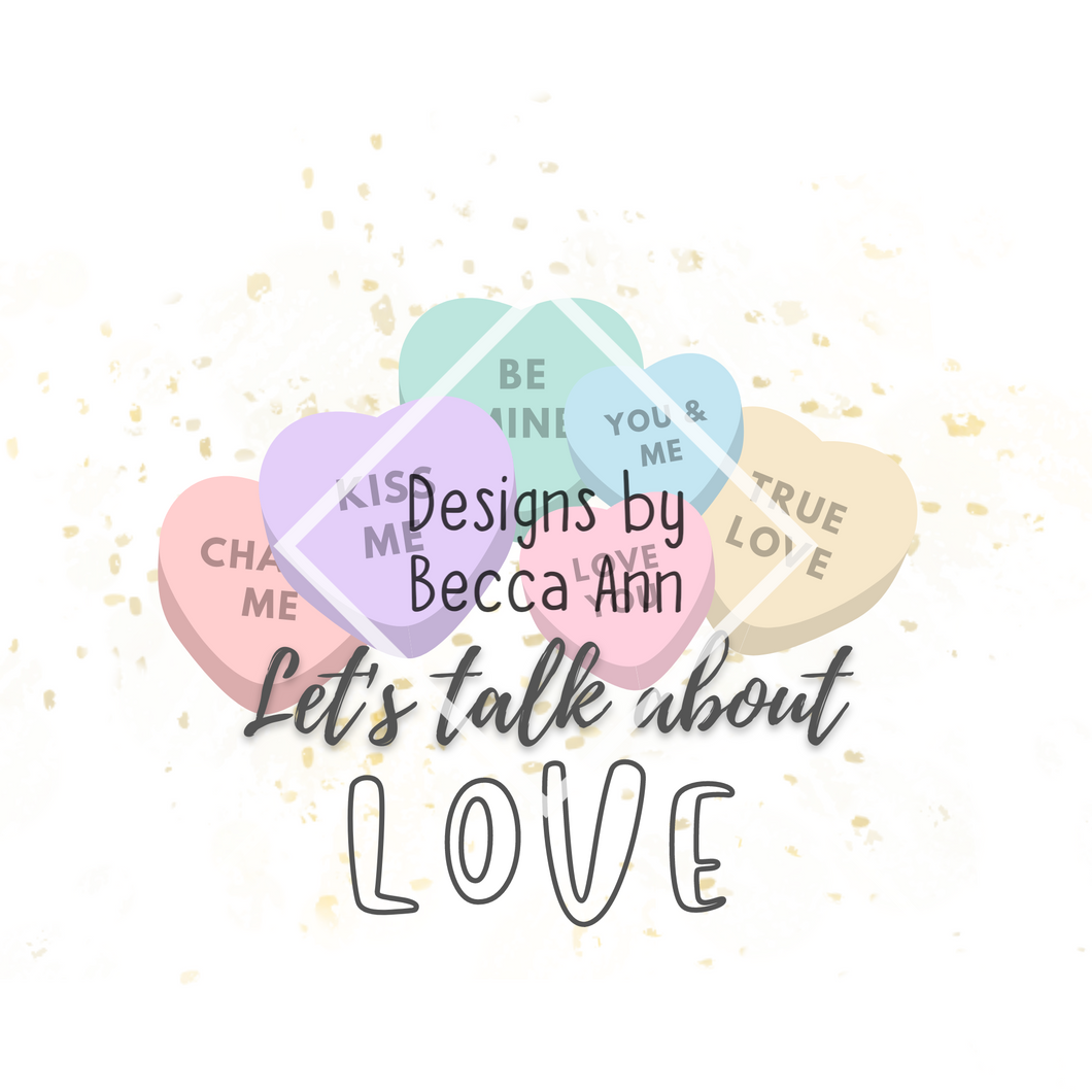 Convo Hearts PNG File