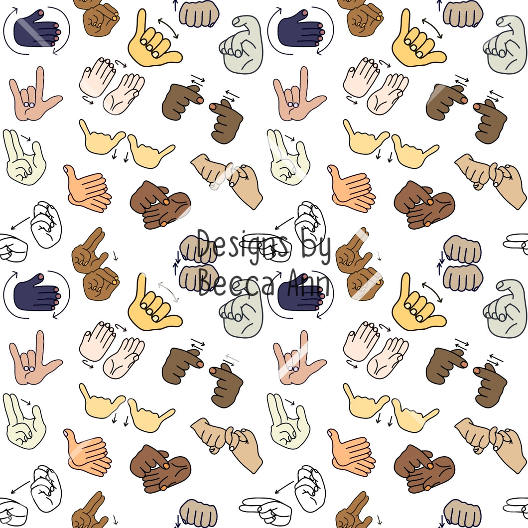 ASL Hands Seamless File