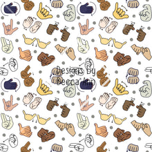 Load image into Gallery viewer, ASL Hands Seamless File
