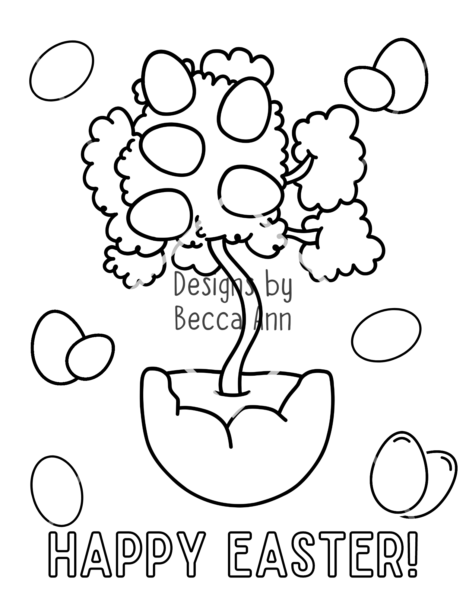Easter Coloring Book