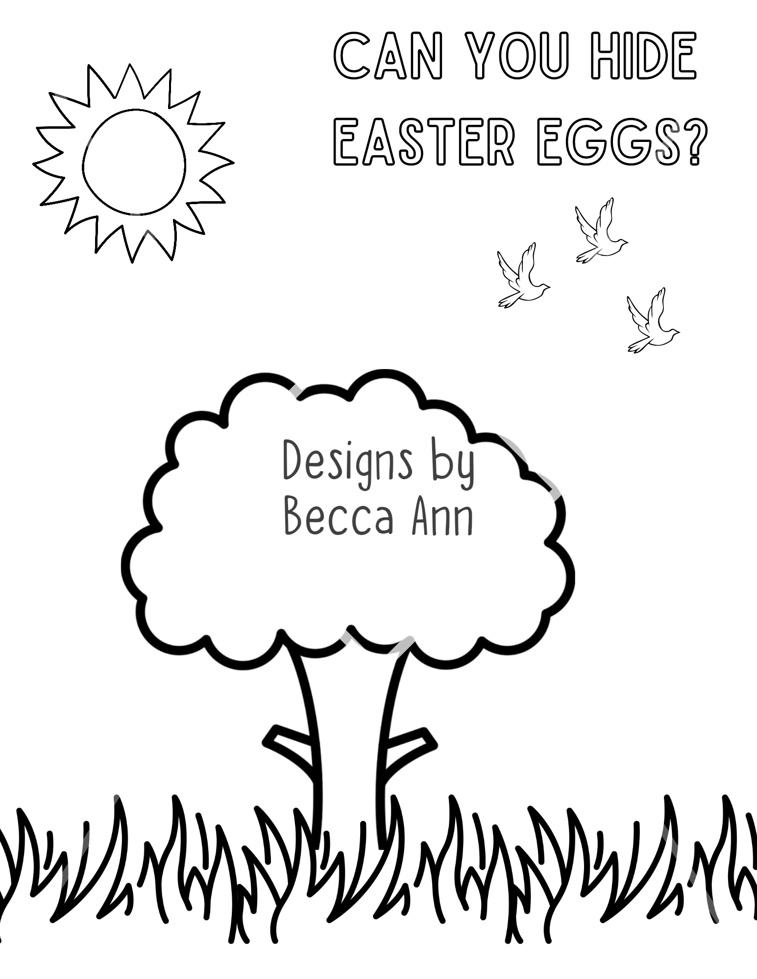 Easter Coloring Book