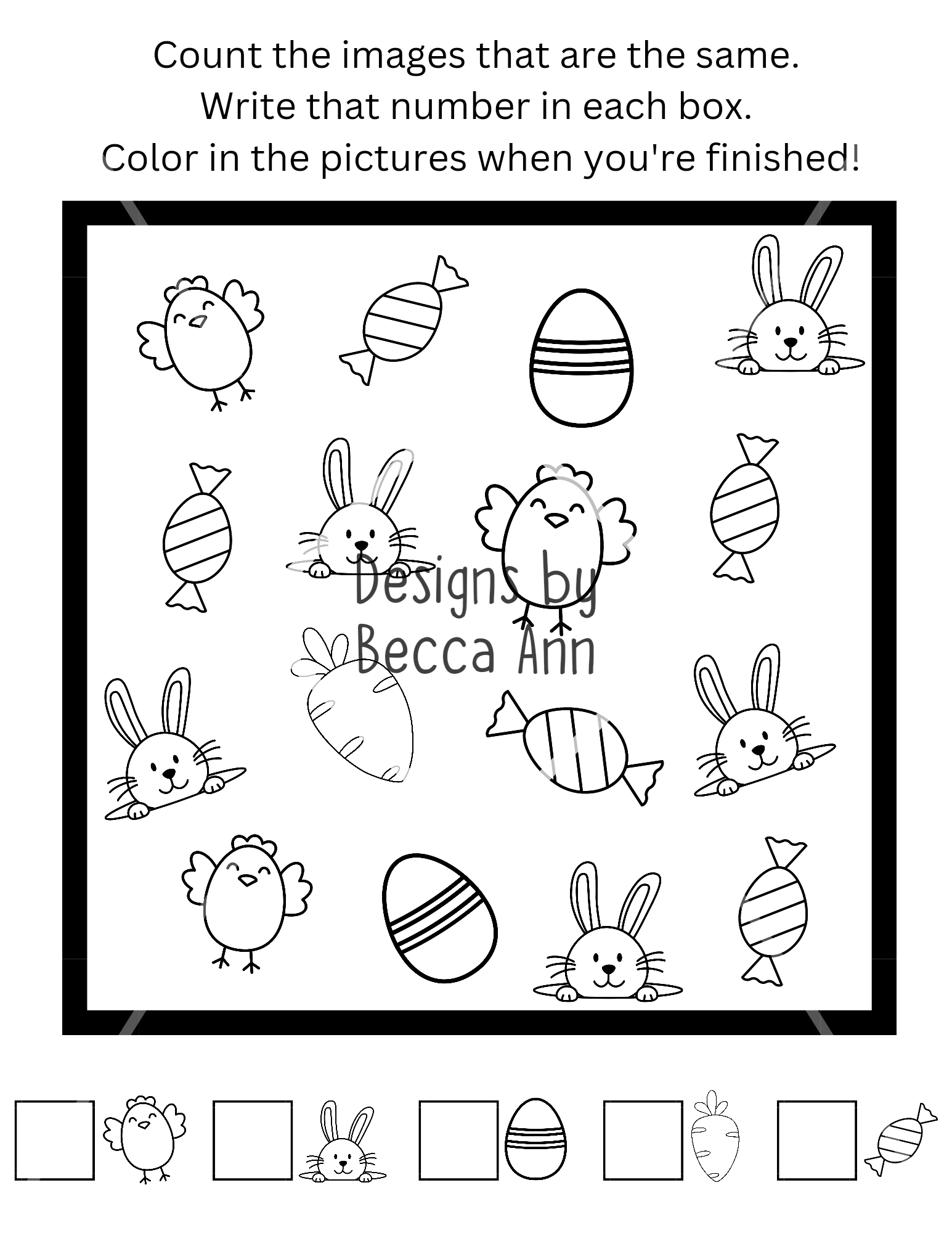 Easter Coloring Book