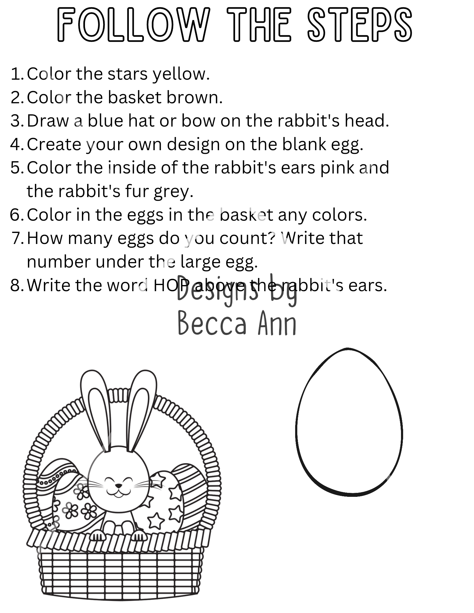 Easter Coloring Book