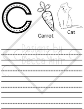Load image into Gallery viewer, Letter Learning Coloring Book
