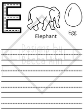 Load image into Gallery viewer, Letter Learning Coloring Book

