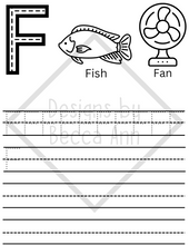 Load image into Gallery viewer, Letter Learning Coloring Book
