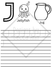 Load image into Gallery viewer, Letter Learning Coloring Book
