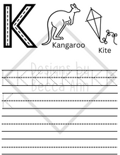 Load image into Gallery viewer, Letter Learning Coloring Book
