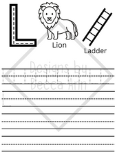 Load image into Gallery viewer, Letter Learning Coloring Book
