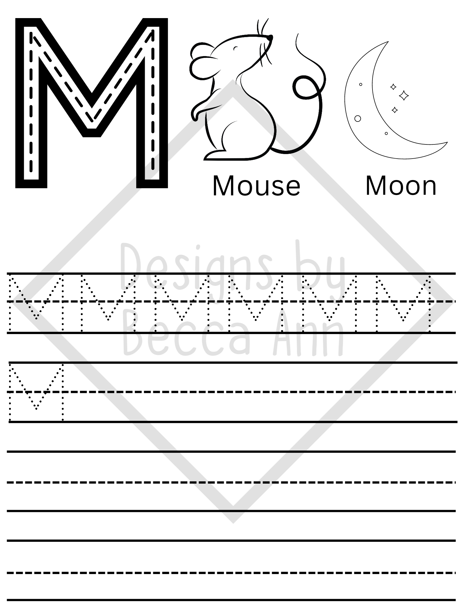 Letter Learning Coloring Book